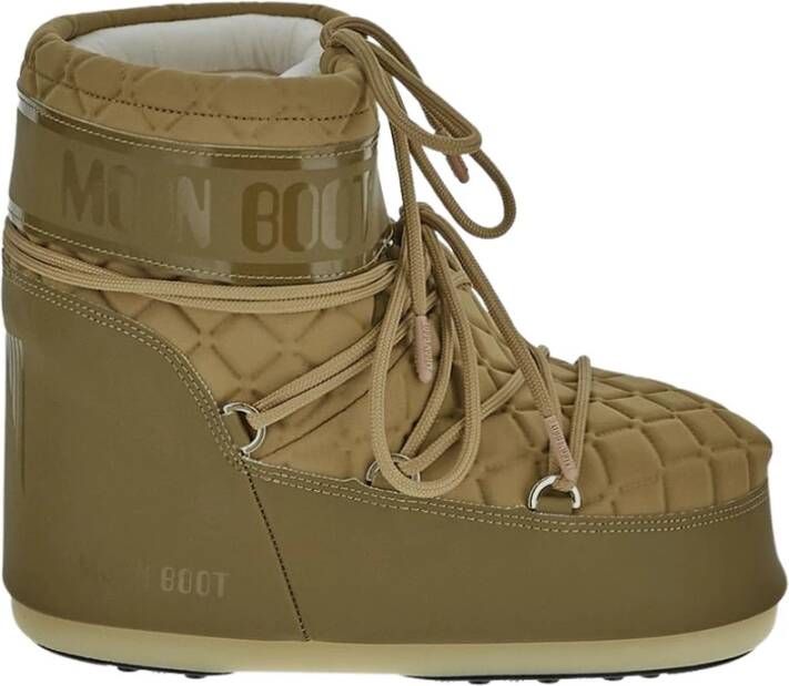 Moon boot Lage Quilt Synthetische Schoen Beige Dames