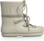 Moon boot Lage regenlaarzen grijs instapper vetersluiting Gray Dames - Thumbnail 1