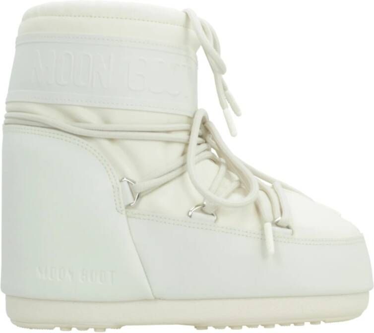 moon boot Lage Rubberen Winterlaarzen White Dames