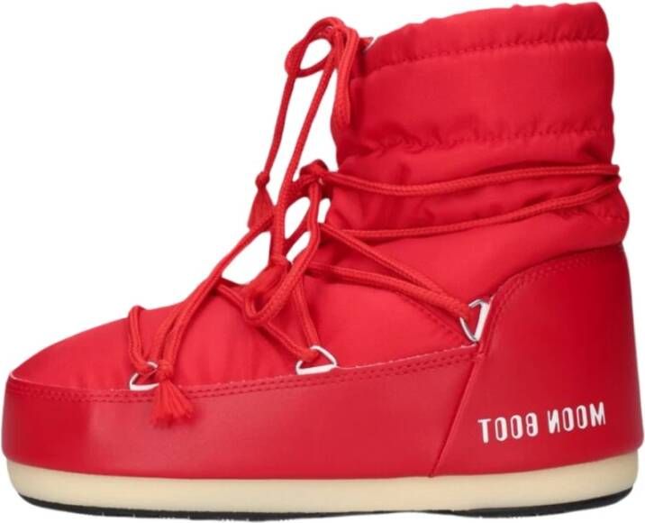 moon boot Licht Laag Nylon Snowboots Red Dames