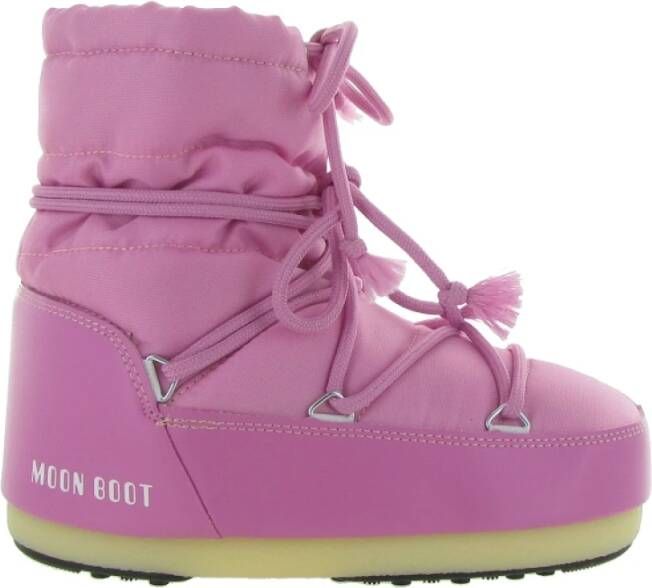 Moon boot Licht Laag Nylon Winterlaarzen Pink Dames