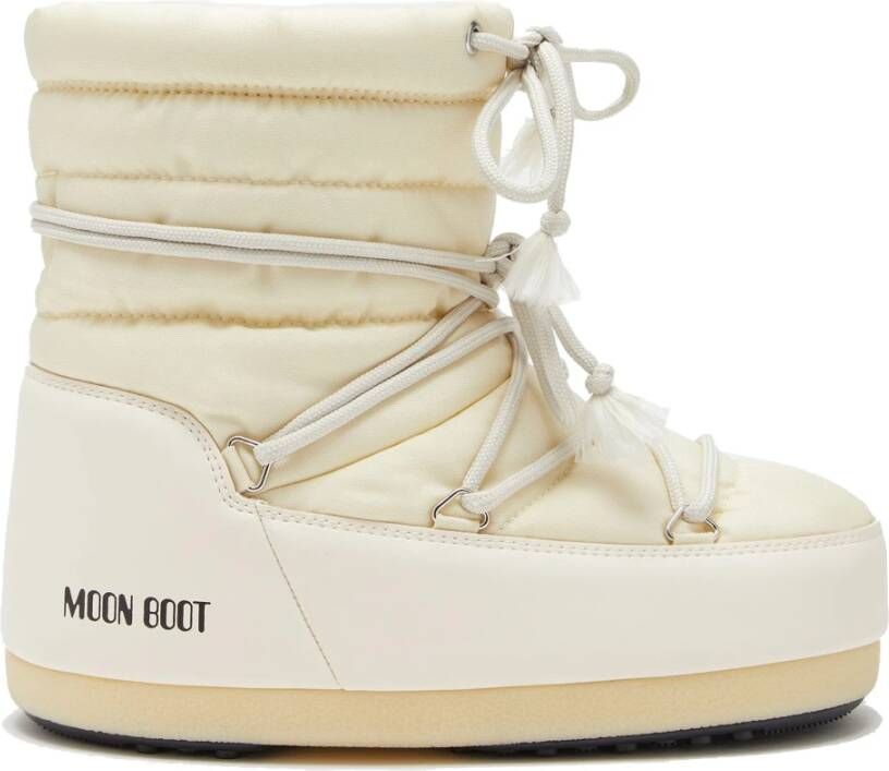 Moon boot Licht Nylon Crème Winterlaarzen Beige Dames