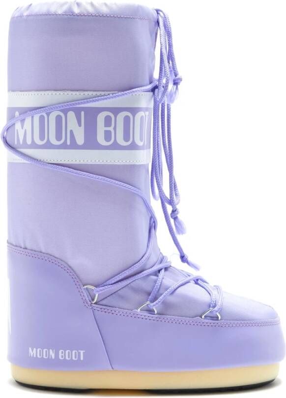 moon boot Lila Enkellaarzen voor Dames Purple Dames