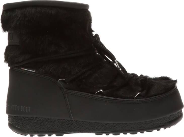 Moonboot winterlaarzen Monaco Low Fur WP met trendy imitatiebont