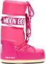 Moon boot Nylon Gevoerde Laarzen Front Lace Rubberen Zool Pink - Thumbnail 9