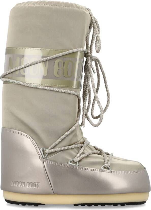 Moon boot Platinum Gesloten Laarzen Klassieke Icoon Stijl Gray Dames