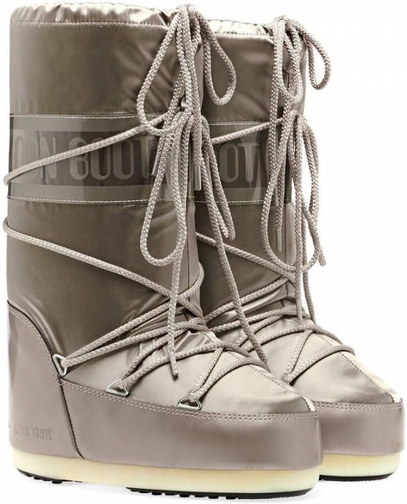 Moon boot Beige Waterdichte Stoffen Laarzen voor Vrouwen Beige Dames