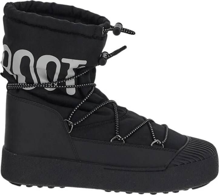 Moon boot Polar Nylon Schoen van synthetische stof Black Heren