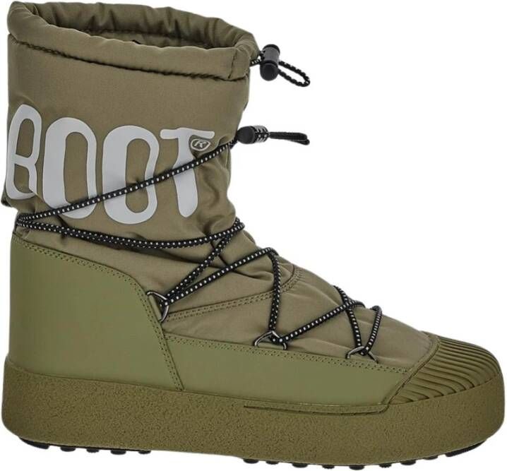 Moon boot Polar Nylon Schoen van synthetische stof Green Heren