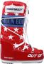 Moon boot Retrobiker Laars Witte Sterren Red Dames - Thumbnail 3