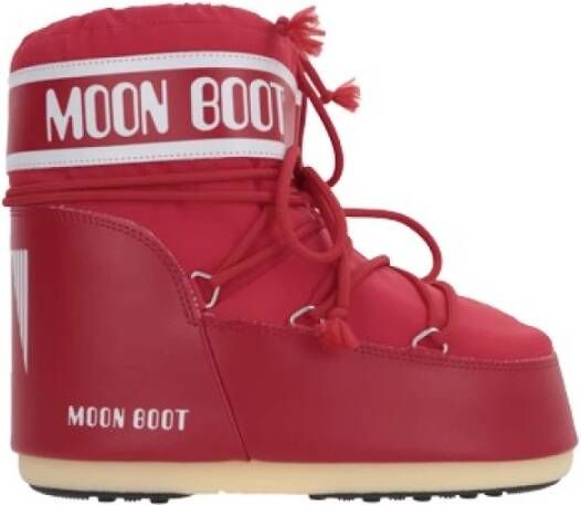 moon boot Rode Snowboot Nylon Eco-leer Red Dames