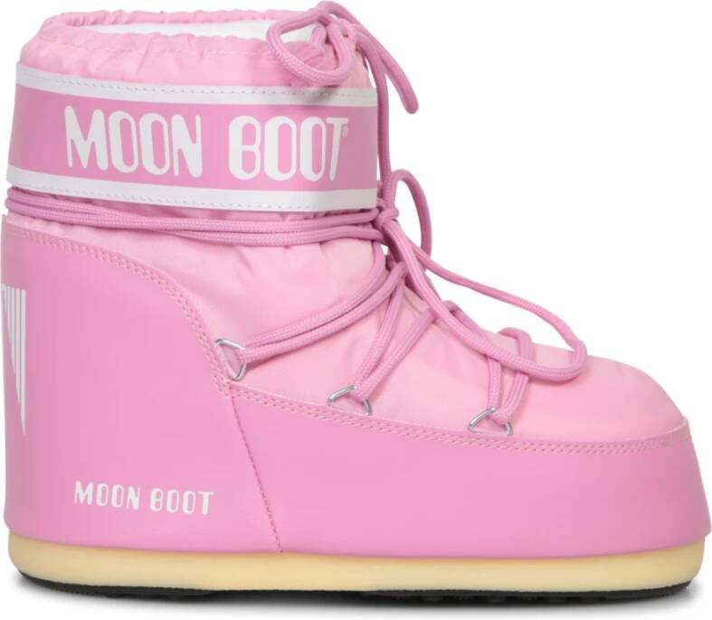 Moon boot Roze Icon Low Nylon Winterlaarzen Pink Dames