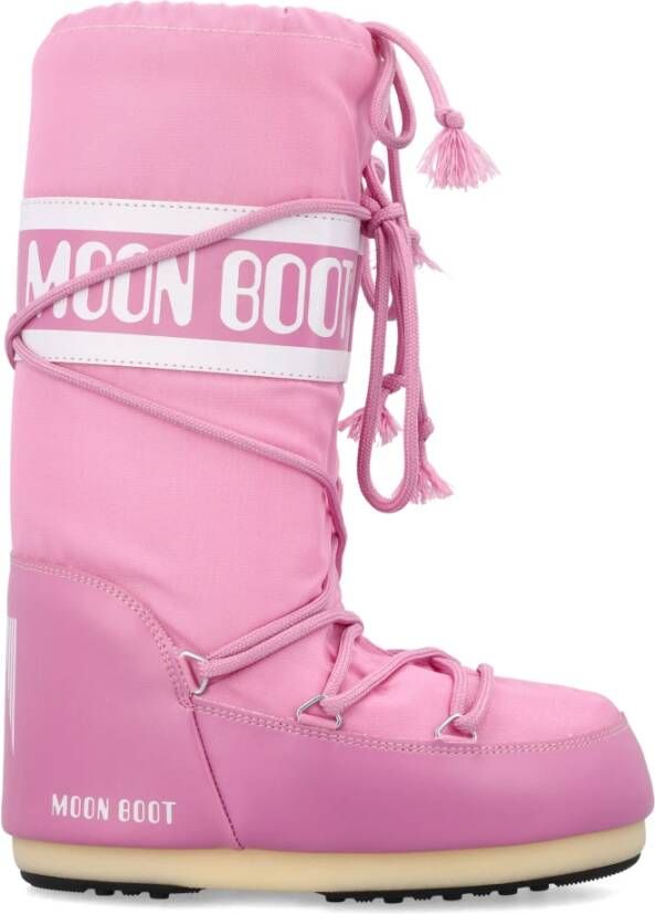 Moon boot Roze Gesloten Icon High Nylon Laarzen Pink Dames