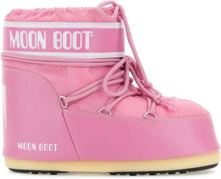 Moon boot Roze Icon Low Nylon Winterlaarzen Pink Dames