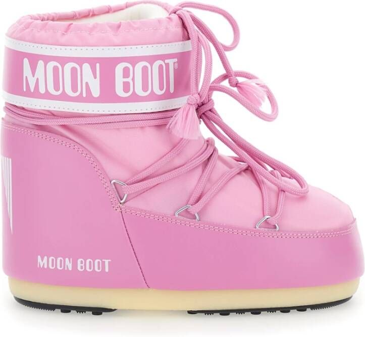 moon boot Roze Icon Low Nylon Winterlaarzen Pink Dames