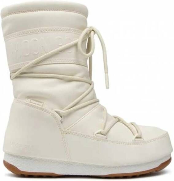 moon boot Rubber Winterlaarzen voor vrouwen Beige Dames