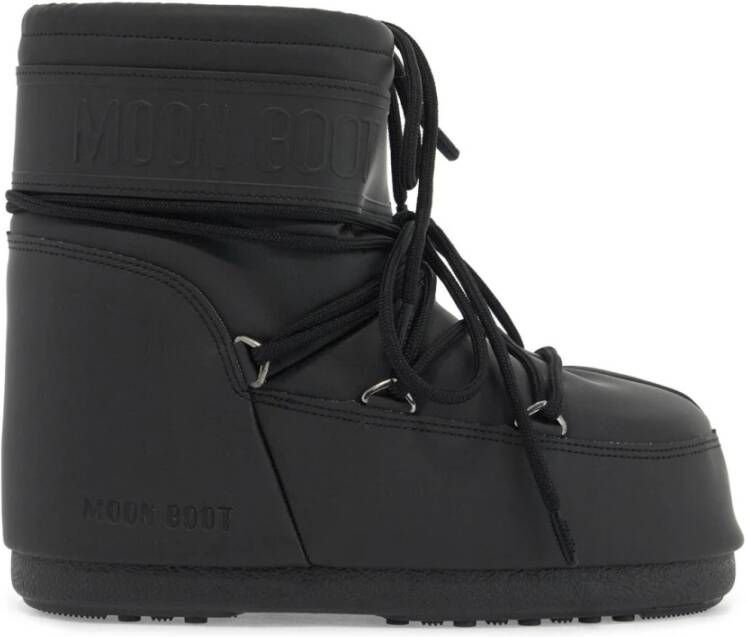 Moon boot Rubberen sneeuwlaarzen met isolerende voering Black Dames