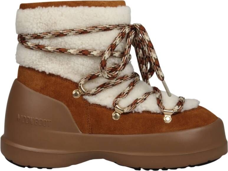 Moon boot Shearling Winterlaars Brown Dames