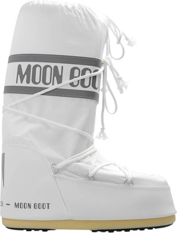 Moon boot Witte Enkellaarzen met Isolerende Voering White Heren