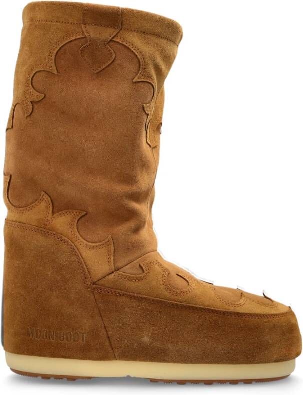 moon boot Sneeuwlaarzen 'Icon' Brown Heren