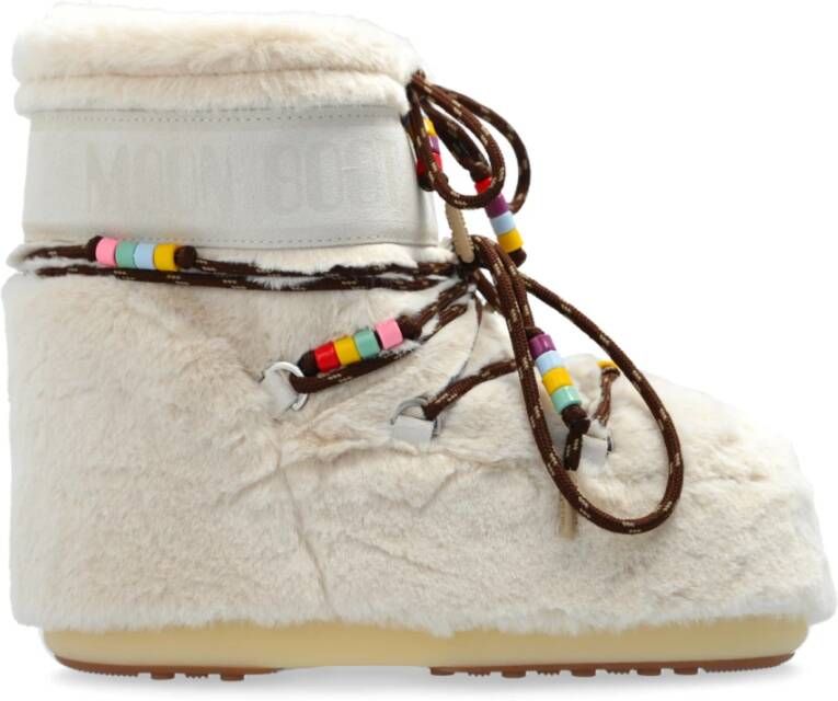 moon boot Sneeuwlaarzen Icon Low Faux Fur Beige Dames