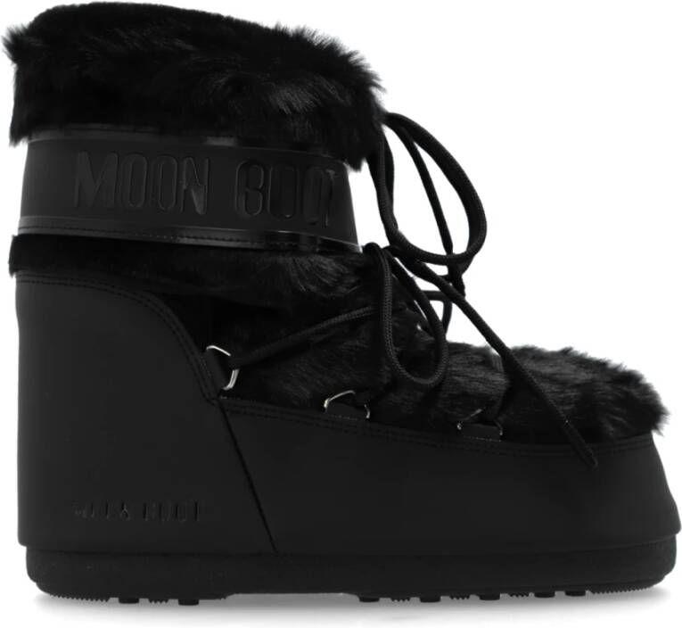 moon boot Sneeuwlaarzen Icon Low Faux Fur Black Dames