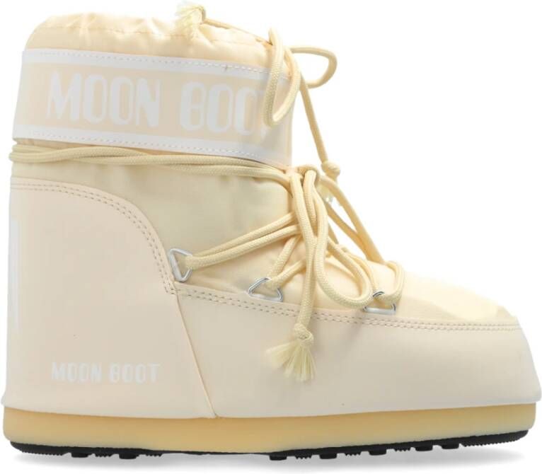 moon boot Sneeuwlaarzen 'Icon Low Nylon' Beige Dames