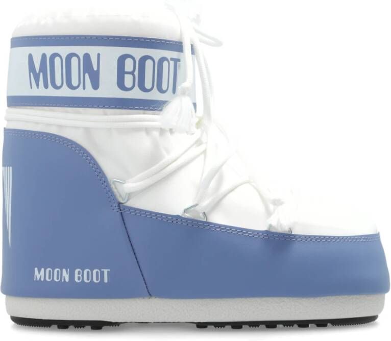 Moon boot Grijs Wit Synthetische Lage Laarzen Gray