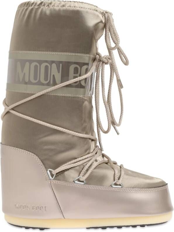 Moon boot Grijze Winterlaarzen Stijlvol Nylon Gray Dames