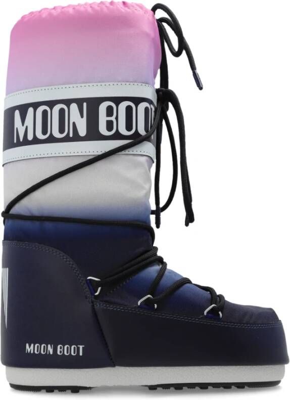 moon boot Sneeuwlaarzen icoon Maanopkomst Blue Dames