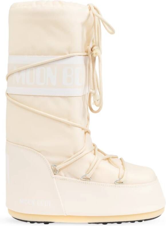 Moon boot Sneeuwlaarzen Icoon Nylon Beige Heren