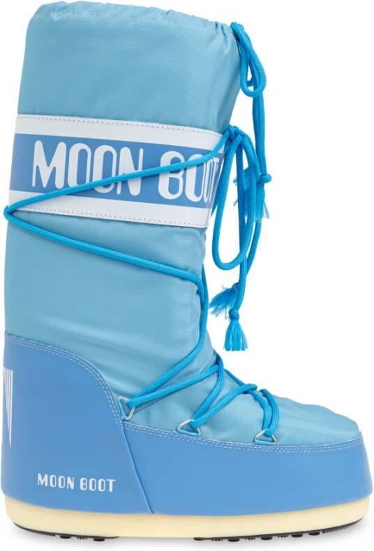 Moon boot Sneeuwlaarzen Icoon Nylon Blue Dames