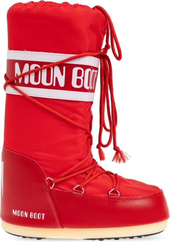 Moon Boot Laarzen Rood Mb Icon Nylon Boots Rood 80d1400440