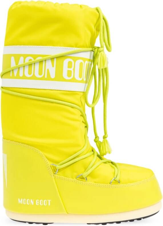 moon boot Sneeuwlaarzen icoon nylon Yellow Dames