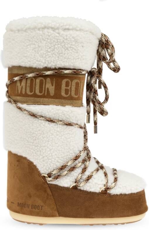 moon boot Sneeuwlaarzen icoon shearling Brown Dames