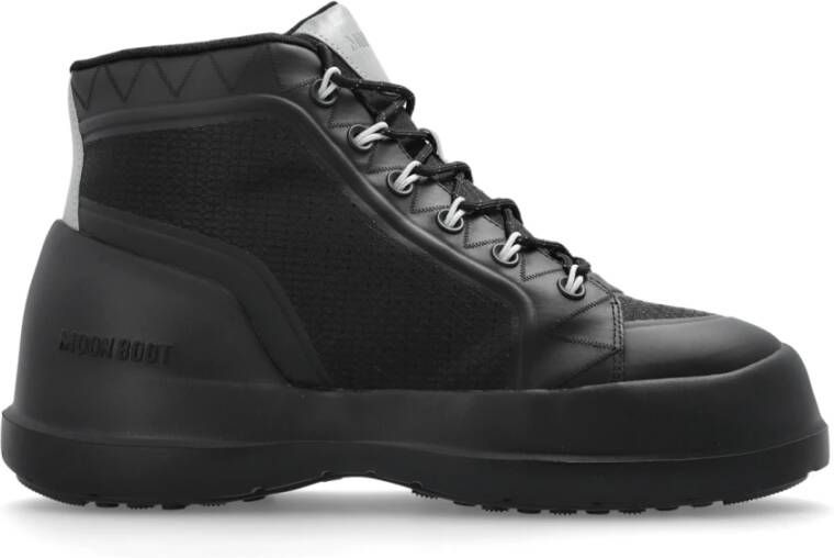 Moon boot Sneeuwlaarzen MB Luna Trek Mid Nylon Black Heren