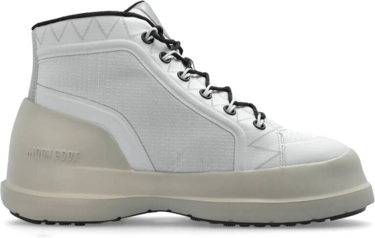 Moon boot Sneeuwlaarzen MB Luna Trek Mid Nylon Gray Heren