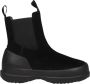 Moon boot Suède Chelsea Boots met Chunky Zool Black Dames - Thumbnail 1