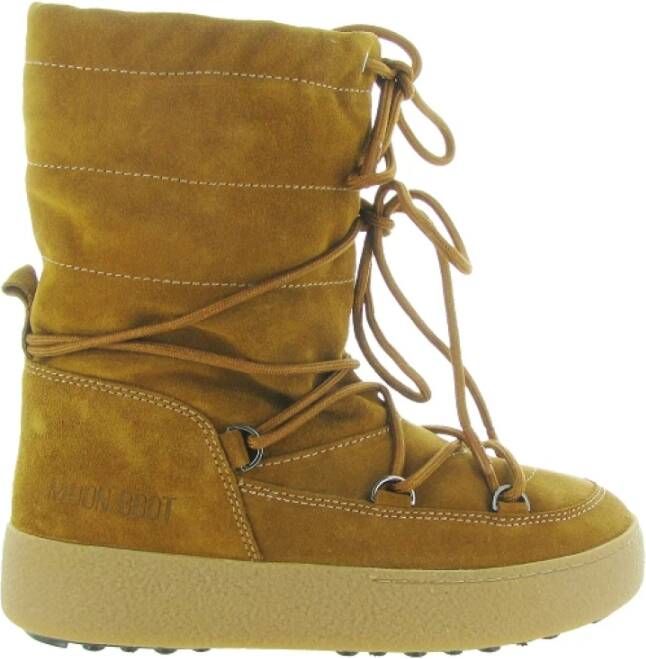 Moon boot Suede Low Icon Rubber Schoenen Brown Heren