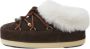 Moon boot Suede Muiltje met Faux-Fur Voering Brown Dames - Thumbnail 1