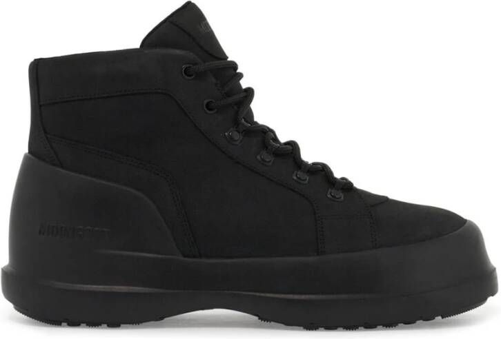 Moon boot Trek Nubuck Enkellaarzen Black Heren