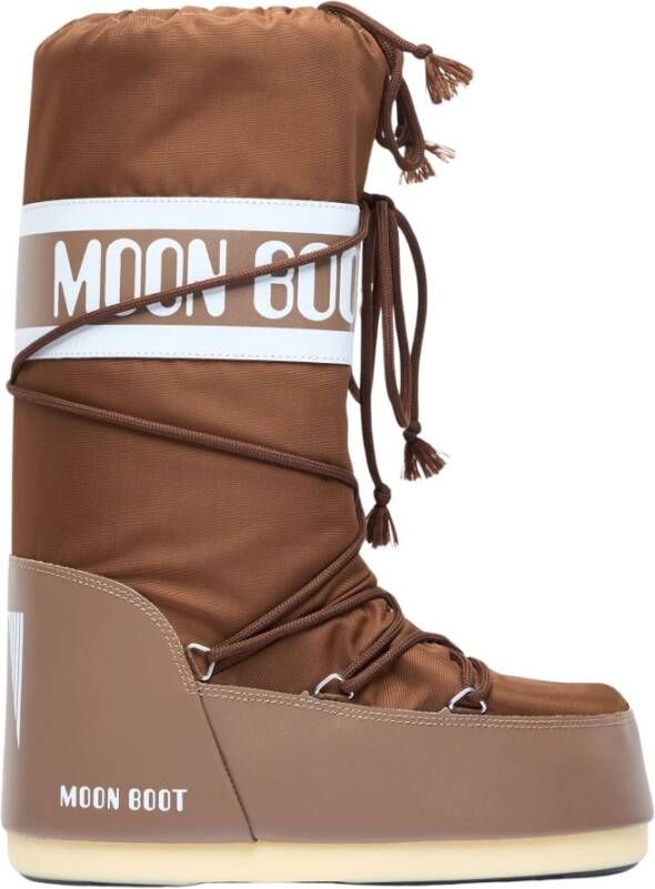 Moon boot Waterafstotende Snowboots met Logo Motif Brown Heren