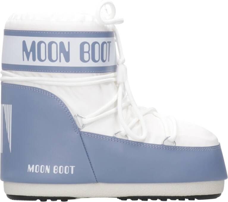 MOON BOOT Snowboots Dames Icon Low Nylon Maat: 39 41 Materiaal: Nylon Kleur: Blauw