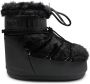 Moon Boot Icon Low Faux Fur Snowboots Sneeuwlaarzen Dames Zwart - Thumbnail 2