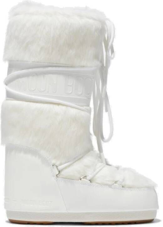 Moon boot Witte Geslachtsneutrale Slip-On Laarzen White Dames