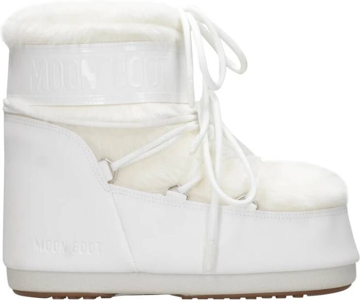 Moon boot Witte Winterlaarzen Waterdicht Faux Fur White Dames