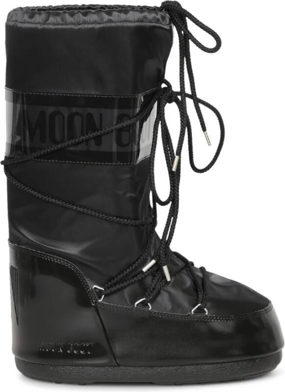 moon boot Zwarte enkellaarsjes voor vrouwen Black Dames