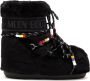 Moon boot Zwarte Faux-Fur Kralen Ontwerp Laarzen Black Dames - Thumbnail 1