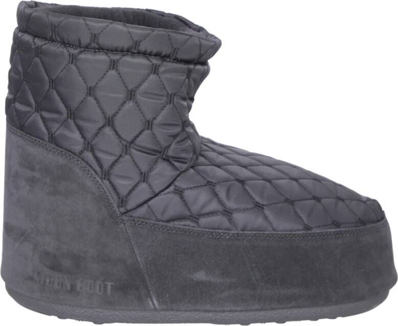 moon boot Zwarte Enkellaarzen voor Mannen Black Heren