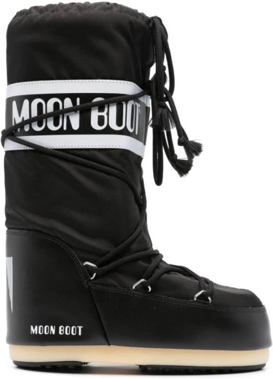 moon boot Zwarte Geïsoleerde Waterdichte Laarzen Black Dames